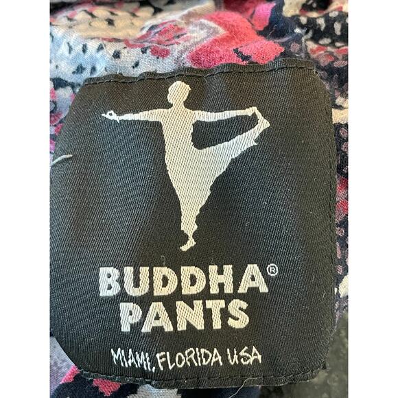 Buddha Pants Zag Harem Jumper Jumpsuit The Catsuit M 100% Cotton - Picture 3 of 8